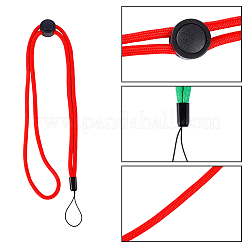 6 шт. 6-х цветные полиэстеровые ремешки для мобильных телефонов&nbsp;HJEW-GF0001-69