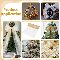 1 рулон полиэстеровой декоративной марли&nbsp;DIY-BC0016-02B