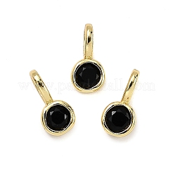 Плоские круглые микро медные проложит кубических подвески диоксида циркония&nbsp;KK-C134-01G