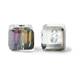 100шт прозрачные гальванические стеклянные бусины&nbsp;GLAA-K064-08A-HP01