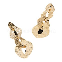 Серьги-гвоздики с закрученной подвеской из сплава&nbsp;FS-WG09946-01