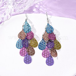 Серьги-капли из нержавеющей стали 430&nbsp;EJEW-A137-14P