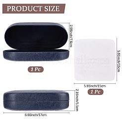 1 шт. футляры для очков из искусственной кожи&nbsp;ABAG-CN0001-56A