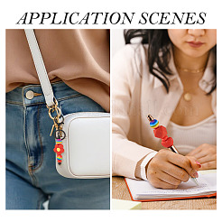 92 шт. прозрачные силиконовые фокусные бусины&nbsp;SIL-TA0002-85A