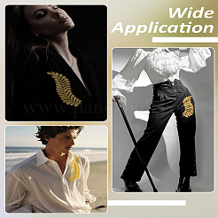 1 пара компьютеризированных вышитых накладок на ткань для пришивания и утюжки&nbsp;PATC-LP0001-05A