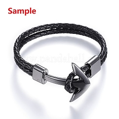 Застежки для кожаного шнура из нержавеющей стали марки 304&nbsp;STAS-G144-10P