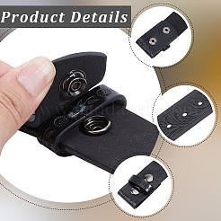 Ремни для талии и живота из искусственной кожи с тиснением в виде цветов для мужчин и женщин&nbsp;AJEW-WH20018-223A