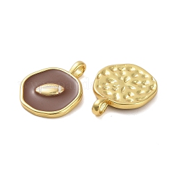 Подвески из латуни с эмалью в стойку&nbsp;KK-P261-03G