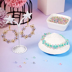 100 г 10 стилей стеклянных бусин&nbsp;SEED-TA0001-26