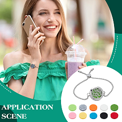 1 сумка браслетов-слайдеров из нержавеющей стали&nbsp;BJEW-PH0004-56A