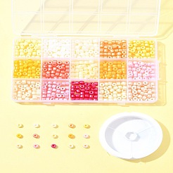 Наборы для изготовления браслетов из цейлонского стекла в виде колонны своими руками&nbsp;SEED-FS0001-37