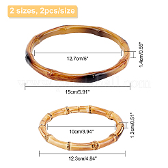 4 шт. 2 стиля пластиковых ручек для замены&nbsp;FIND-CA0002-24