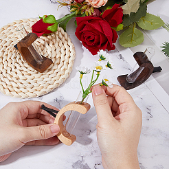 3 шт. 3-х цветные деревянные автомобильные воздухозаборники&nbsp;AJEW-DC0003-59