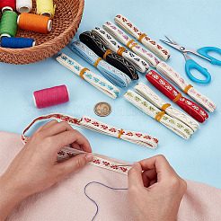 22 ярд двухцветных полиэстеровых лент&nbsp;SRIB-ME0001-07