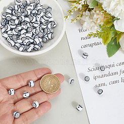 200шт бусины из полимерной глины ручной работы&nbsp;CLAY-SC0002-51A