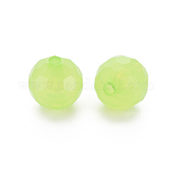 Прозрачные акриловые бусины&nbsp;TACR-S154-62E-06