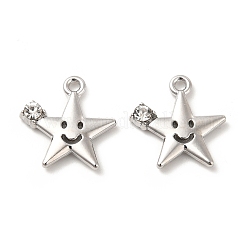 Подвески из сплава со стразами&nbsp;FIND-G044-14P