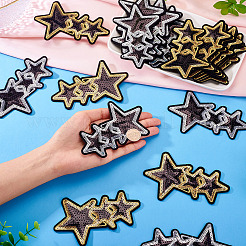 24 шт. 2-цветные полиэстеровые термопереводные виниловые листы&nbsp;PATC-TA0001-22