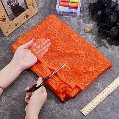 Полиэстеровая кружевная ткань на тему хэллоуина&nbsp;DIY-WH0699-75E