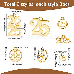 48шт 6 стиля подвески из сплава&nbsp;FIND-SP0003-73