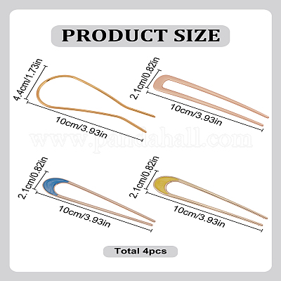 Вилки для волос из эмалевого сплава&nbsp;OHAR-LP0001-05-1