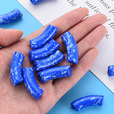 Непрозрачные акриловые бусины X-MACR-S372-001F-1