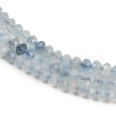Природные Аквамарин бисер нитей&nbsp;G-L587-B02-01-A-1
