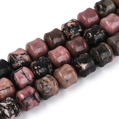 Природные родонит бисер нитей&nbsp;G-N353-06A-10-1