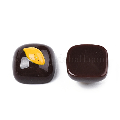 Кабошоны из непрозрачной смоляной эмали&nbsp;CRES-N031-035-1