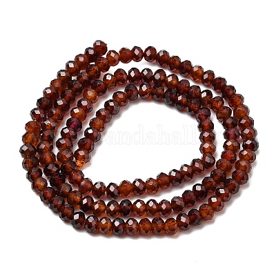 Гранат природный бисер нитей&nbsp;G-D347-B09-1