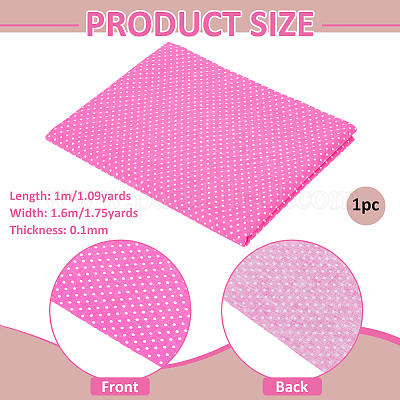 Хлопчатобумажные ткани с рисунком в горошек&nbsp;DIY-WH0622-485C-1