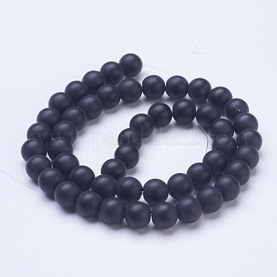 Матовые стеклянные бусины&nbsp;G-D855-03-8mm-1