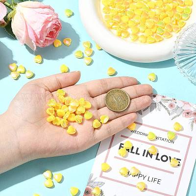 200 шт. 2-х цветные бусины из АБС-пластика KY-FS0001-42A-1