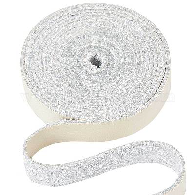 Плоский шнур из микрофибры из искусственной кожи&nbsp;LC-WH0006-07A-06-1