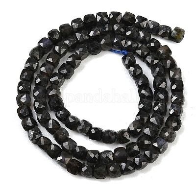 Природные иолит нитей бисера&nbsp;G-B171-A03-4x4mm-1