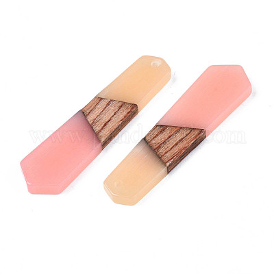 Подвески из смолы и ореха&nbsp;RESI-N025-020-1