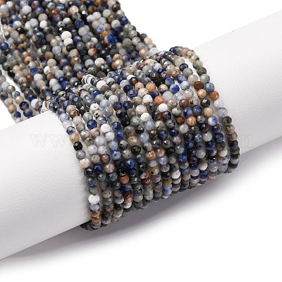 Природный содалит бисер нитей&nbsp;LS-G-RM241221-A5-1