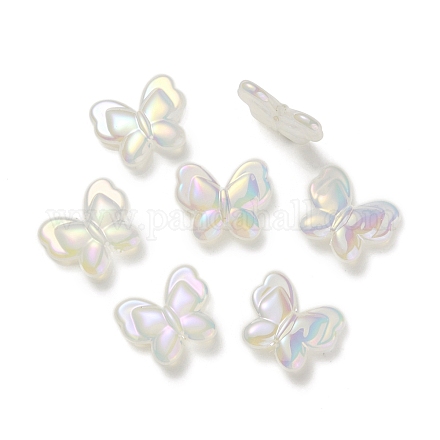 УФ-покрытие радужное радужное имитация желе акриловые бусины OACR-K003-012F-1