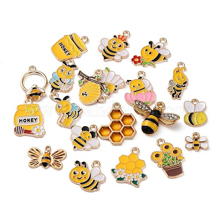 Подвески из эмали и сплава&nbsp;FIND-C085-01G-1