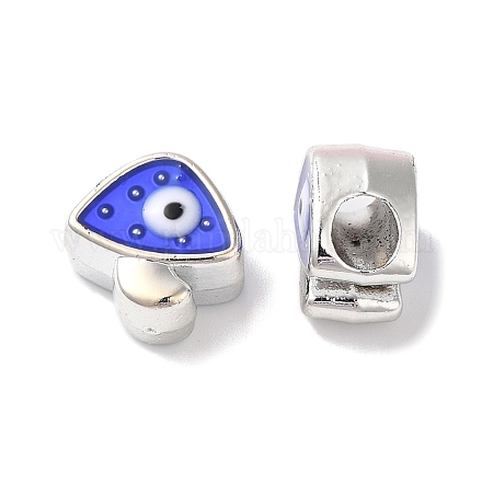 Ccb пластиковые эмалевые европейские бусины CCB-G018-02H-1