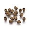 Antique Bronze Tibetan Style Alloy Spacer Beads, Lead Free, Cadmium Free & Nickel Free, Column, 6.5mm in diameter, 8mm long, hole: 4mm