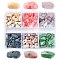 Acrylic Beads, Imitation Gemstone, Chip, Mixed Color, 4~13x4~6x4~5mm, Hole: 1.2mm, about 30pcs/color