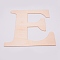Unfinished Wood Shape, Letter, Letter.E, 29.6x28x0.2cm