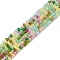Transparent Glass Beads Strands, Faceted, Round, Colorful, 2mm, Hole: 0.6mm, about 180~185pcs/strand, 13.38~13.77 inch(34~35cm)