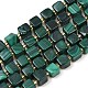 Природного малахита бисер нитей&nbsp;G-G053-B25-03-2