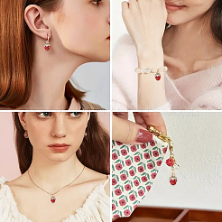 10 шт. позолоченные эмалевые подвески из сплава&nbsp;ENAM-YW0005-93