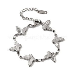 Браслеты из нержавеющей стали 304 для женщин&nbsp;LS-BJEW-Q041-01C-P