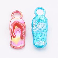 Непрозрачный цвета AB акрил вьетнамки подвески&nbsp;SACR-R697-M11