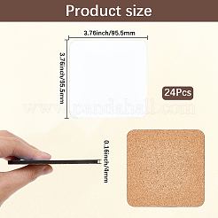 24 шт. термотрансферная сублимационная деревянная подставка-пустышка&nbsp;CON-SP0001-10