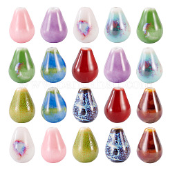 20шт фарфоровые бусины ручной работы&nbsp;PORC-TA0001-24